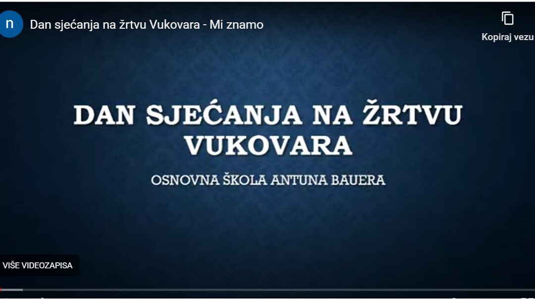 Dan sjećanja na žrtvu Vukovara