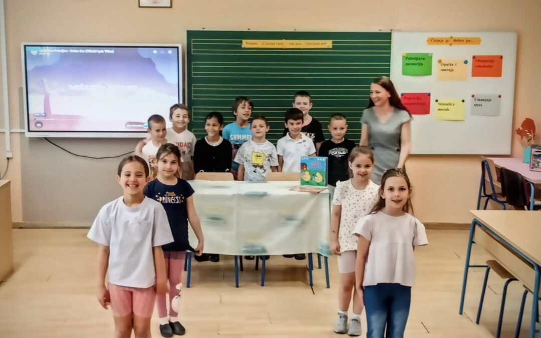 Projekt: Čarolija riječi – naš prvi čitateljski put